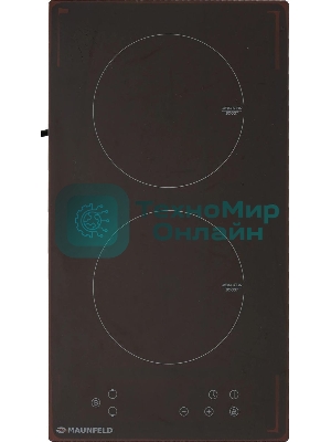 Индукционная варочная панель Maunfeld EVI.292-BK, конфорок: 2 шт., стеклокерамика, независимая, черный