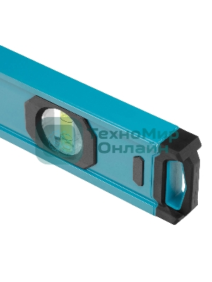 Уровень Gross 33654 алюминиевый, магнит., фрезерованный, 3 глазка, 0,5 мм/м, 1200 мм