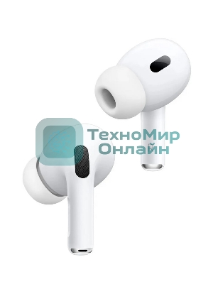 Наушники TWS Apple AirPods Pro 2 белый, внутриканальные, Bluetooth, активное шумоподавление