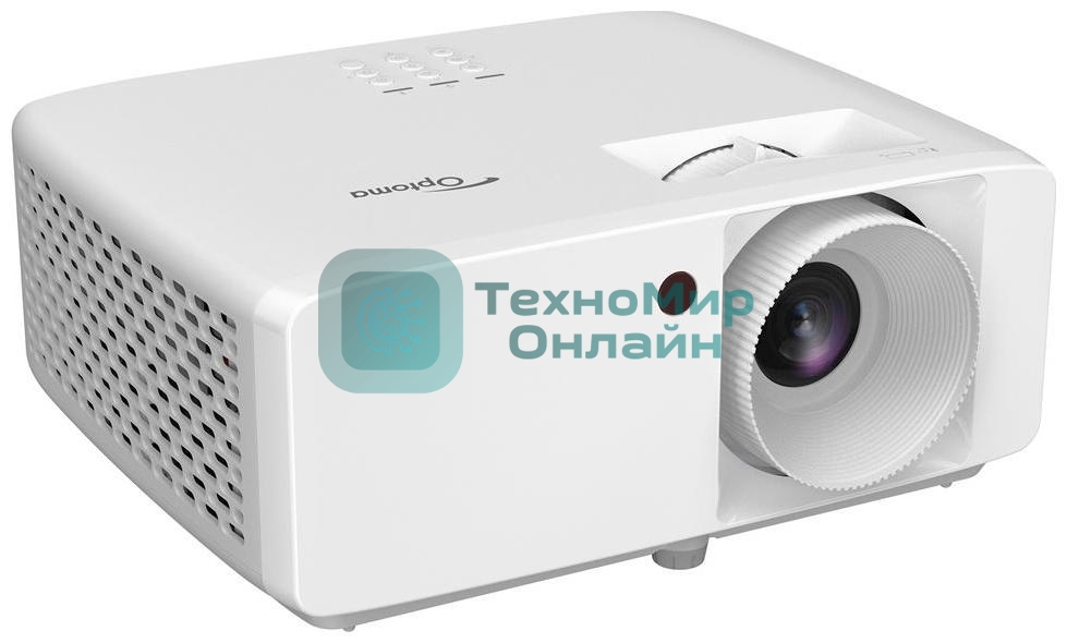 Лазерный проектор Optoma ZH400 DLP FullHD(1920*1080),4000 ANSI lm;300000:1;Zoom 1,1x;TR 1.4-1.62:1;HDMI x2; AudioOUT x1 Jack3.5мм; USB-A 1.5A; RS232; 15W mono; 32dB; 3kg белый (E9PD7KK01EZ14KD)