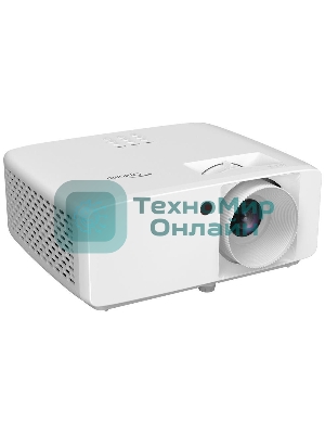 Лазерный проектор Optoma ZH400 DLP FullHD(1920*1080),4000 ANSI lm;300000:1;Zoom 1,1x;TR 1.4-1.62:1;HDMI x2; AudioOUT x1 Jack3.5мм; USB-A 1.5A; RS232; 15W mono; 32dB; 3kg белый (E9PD7KK01EZ14KD)