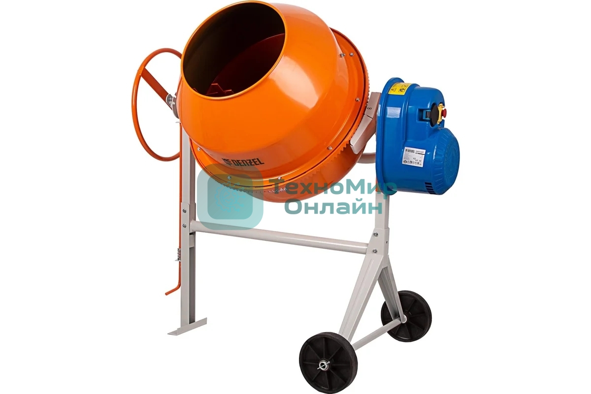 Бетономешалка Denzel B-180 700Вт 180л 26.6 об/мин