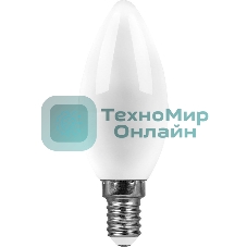 Лампа светодиодная SAFFIT SBC3713 LED 13вт Е14 дневной матовая свеча