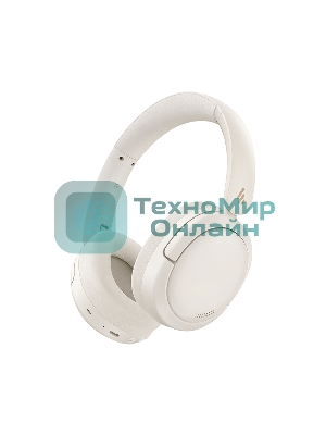 Беспроводные/проводные наушники Edifier W800BT Pro слоновая кость, полноразмерные, Bluetooth + USB-C, активное шумоподавление