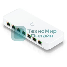 Коммутатор Ubiquiti UniFi Switch Ultra 60W PoE-коммутатор, 8х 1G RJ45, раздача 52 Вт