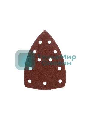 Треугольник абразивный Denzel на ворc. подложке под 