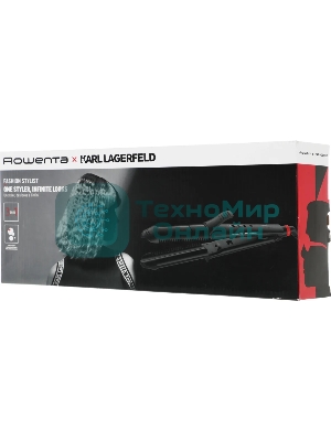 Щипцы для завивки волос Rowenta CF451LF0 черный, 32 мм, 200 °C, 2 режима