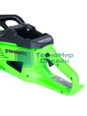 Цепная пила аккумуляторная GreenWorks GD40CS20Xk4, 40V, 40 см, 2000 Вт, бесщеточная,  c 1хАКБ 4 Ач И ЗУ (2008807UB)