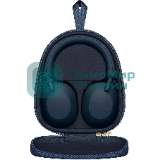 Беспроводные/проводные наушники Sony WH-1000XM5 синий, полноразмерные, Bluetooth + проводной, активное шумоподавление, до 30 ч