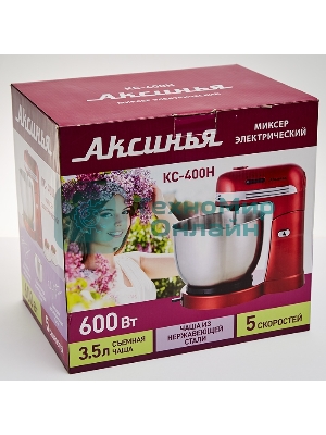 Миксер Delta Аксинья КС-400Н красный