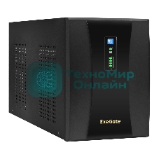 Источник бесперебойного питания ExeGate EX292615RUS SpecialPro UNB-3000.LED.AVR.2SH.4C13.RJ.USB 3000VA/1800W,LED, AVR,2*Schuko+4*C13,RJ45/11,USB, металлический корпус, черный