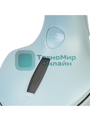 Отпариватель Galaxy Line GL 6193 голубой, 1100 Вт, 25 г/мин, 200 мл