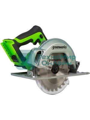 Циркулярная пила (дисковая) Greenworks GD24CS (ручная) D диска.:185мм (1500907CUG)