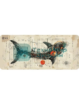 Коврик для мыши Cactus Shark 900x400x4мм (CS-MP-COR03XXL)