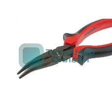 Длинногубцы Matrix black nickel 200 мм, изогнутые, двухкомпонентные рукоятки