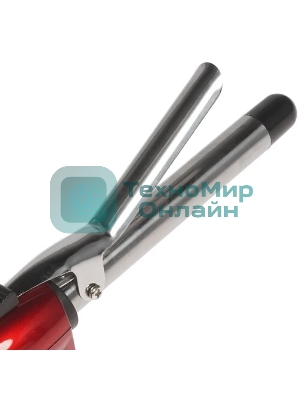 Щипцы для завивки волос Василиса ПЛ1-15 красный/черный, 19 мм, 180 °C, 1 режим