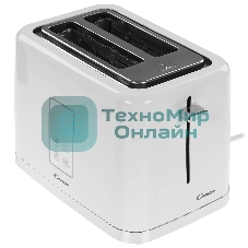 Тостер Candy CT-252 белый, 930 Вт, 2 слота