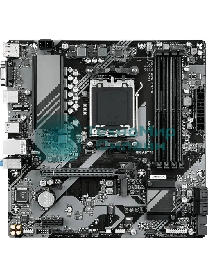 Материнская плата Gigabyte A620M DS3H, mATX, AM5, AMD A620, 4xDDR5, 4xSATA, 1xM.2, 1xPCI-E 4.0 x16, 1xPCI-E x1, 1xHDMI, 1xDP, 1xVGA, 1x 1Gb LAN, 1xUSB 3.2 Gen 1, 4xUSB 2.0, 3x3.5мм, 7.1, ATX