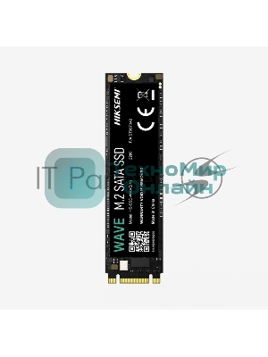 Накопитель SSD HIKSEMI WAVE(N), 256Gb, SATA-III, M.2 2280, R/W 560/480