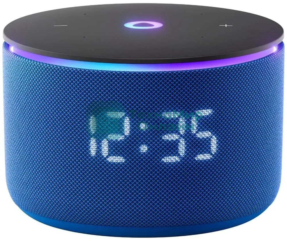 Умная колонка Яндекс Станция Мини 3 Про, 18Вт, компактная, 1 динамик, Алиса, Wi-Fi, Bluetooth 5.0, Zigbee, Matter, синий