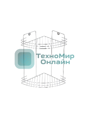 Полка угловая двухъярусная Рыжий кот W2672С-2 (005393)