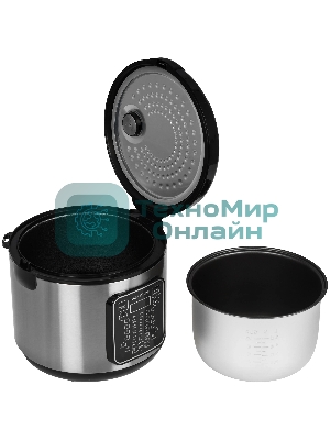 Мультиварка Galaxy Line GL 2646 черный с серебристым, 1200 Вт, 31 программа