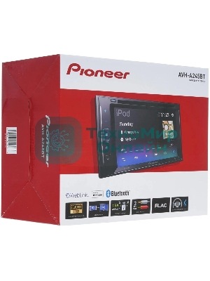 Автомагнитола Pioneer AVH-A245BT, 2 DIN, 6.2