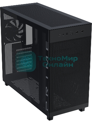 Корпус ASUS Prime AP303 TG, Midi-Tower, чёрный, 1 x 120 мм