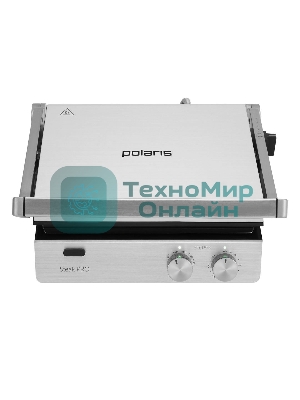Гриль электрический Polaris PGP2803 2000Вт Серебряный