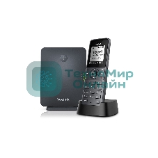 Беспроводная телефонная IP-DECT-система YEALINK W71P (база W70B+трубка W71H) до 10 SIP-аккаунтов, до 10 трубок на базу, до 20 вызовов, шт
