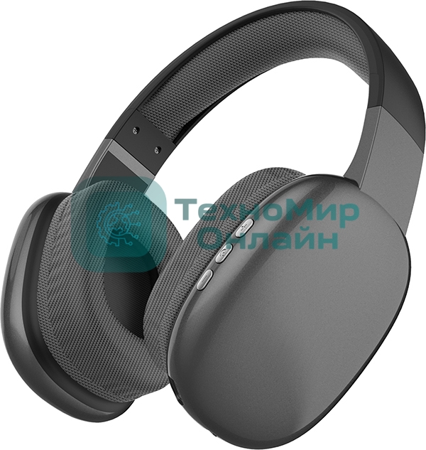 Беспроводные/проводные наушники QUMO Sense BT 0084 черный, накладные, Bluetooth + проводной, до 10 ч