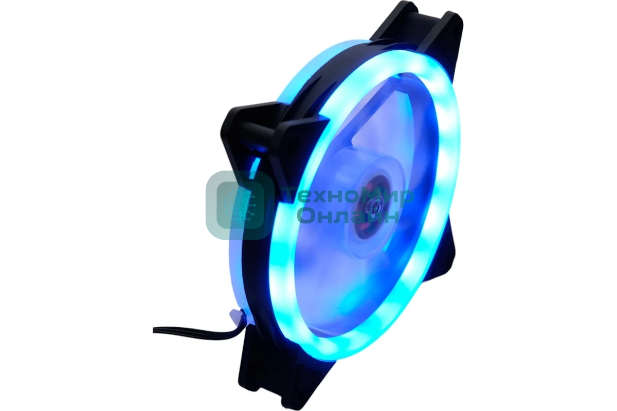 Вентилятор для корпуса Gembird черный, 120 мм, 1200 об/мин, 20.5 дБ, 3 pin