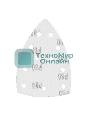 Треугольник абразивный Denzel на ворc. подложке под 