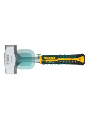 Кувалда Denzel 1,5 кг, цельнометаллическая, двухкомпонентная рукоятка