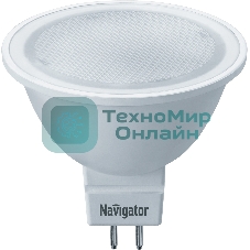 Лампа светодиодная Navigator NLL-MR16-3-230-4K-GU5.3 3Вт 4000К белый GU5.3 230лм 220-240В