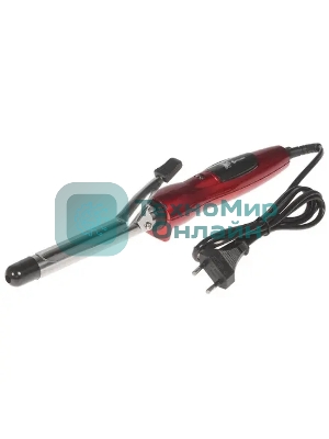 Щипцы для завивки волос Василиса ПЛ1-15 красный/черный, 19 мм, 180 °C, 1 режим