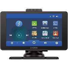 Автомобильный монитор Digma Smart Play 600, BT, Wi-Fi, CarPlay, Android auto 7