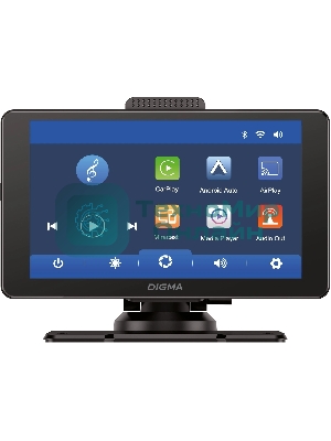 Автомобильный монитор Digma Smart Play 600, BT, Wi-Fi, CarPlay, Android auto 7