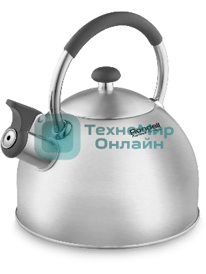 Чайник для плиты металлический Rondell Solo RDS-1608 2.5 л. стальной