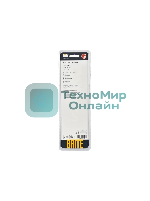 Рамка 4-местная IEK BRITE РУ-4-2-БрТБ (BR-M42-G-K45) стекло темная бронза