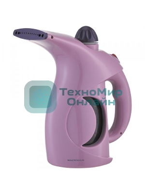Отпариватель BACKMAN BM-STE 0605 фиолетовый, 1750 Вт, 20 г/мин, 280 мл