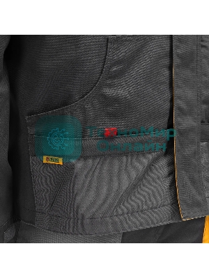 Куртка профессиональная рабочая Denzel 65% полиэстер 35% хлопок, XXL