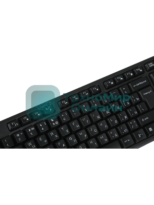 Комплект клавиатура+мышь A4Tech KK-3330S проводной, USB, 1200 DPI, чёрный