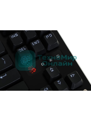 Клавиатура A4 B930 механическая черный USB Gamer LED