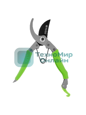 Секатор прямого реза Palisad 200 мм, стальные рукоятки, ПВХ оболочка, BASE