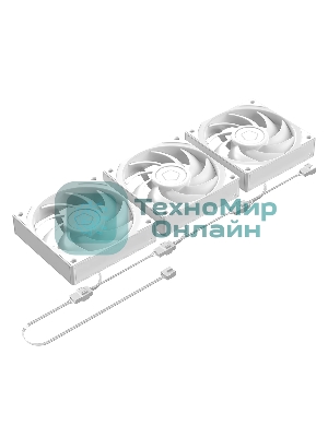 Система жидкостного охлаждения ID-Cooling FX360 LCD PE WHITE (Soc 1851/1700/1200/115X/AM5/AM4, 3x120мм fan, 2450rpm, 34.3 дБ, 350W, PWM 4-pin, Al+Cu) (FX360 LCD P
