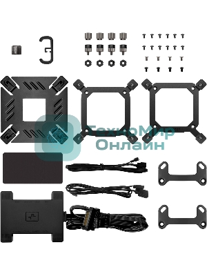 Система водяного охлаждения Deepcool Spartacus 420 ARGB Soc-AM5/AM4/1200/1700/1851 черный 4-pin 32.89dB Al LCD 2647gr Ret (R-SPT420-BKDSMP-G-1)