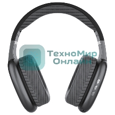 Беспроводные/проводные наушники QUMO Sense BT 0084 черный, накладные, Bluetooth + проводной, до 10 ч