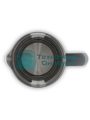 Чайник электрический Hyundai HYK-G4508 1.5л. 1700Вт серый/прозрачный корпус: стекло