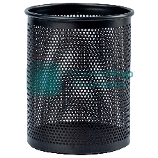 Подставка Deli E909 для письменных принадлежностей, черный, металл, сетка